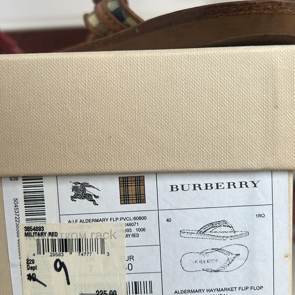 Burberry Aldermary Haymarket Flip Flop Sandal - Picture 3 of 6